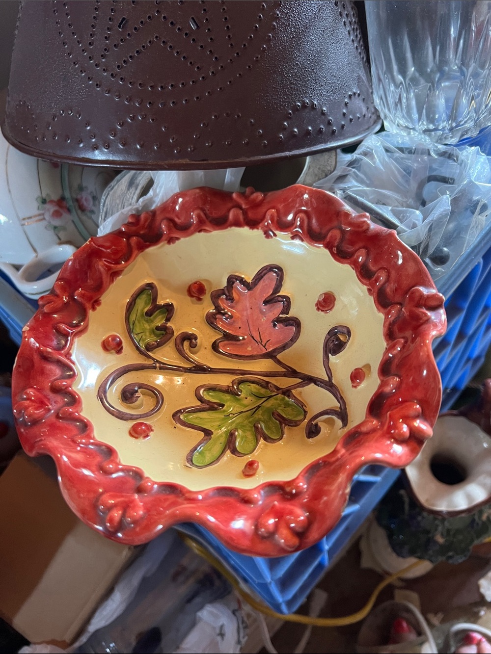 Vintage ceramic dish